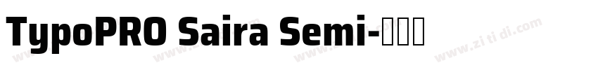 TypoPRO Saira Semi字体转换